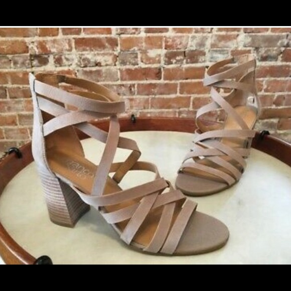 Franco Sarto Beige Heels - Picture 2 of 8